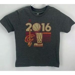 Adidas Cleveland Cavaliers Cavs 2016 Champions T-Shirt Size Youth Large